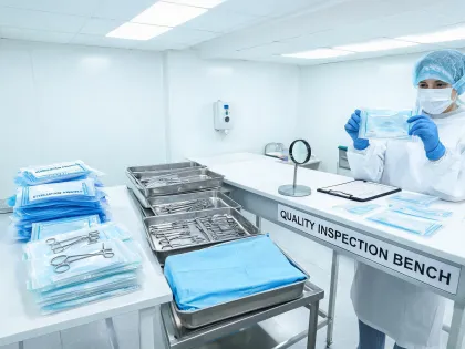 Sterile processing department